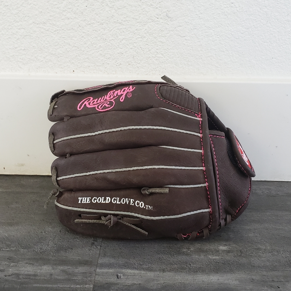 Dark Brown Rawlings Fastpitch FP115 Glove